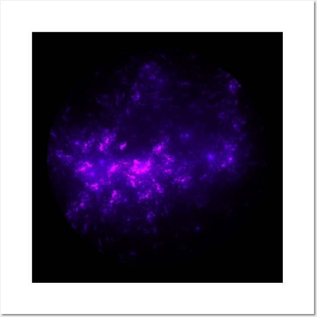 Purple Galaxy Blast Wall Art by ElviraDraat